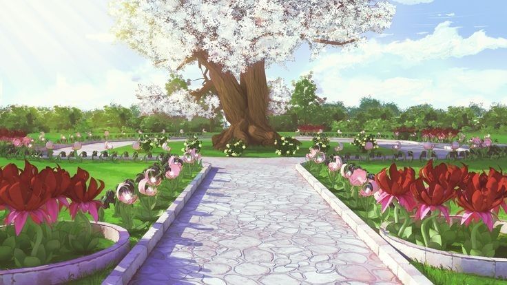 Detail Background Anime Taman Nomer 13