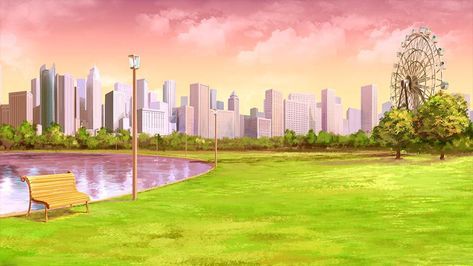 Detail Background Anime Taman Nomer 3