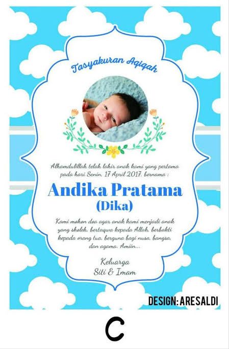 Detail Background Aqiqah Biru Nomer 2