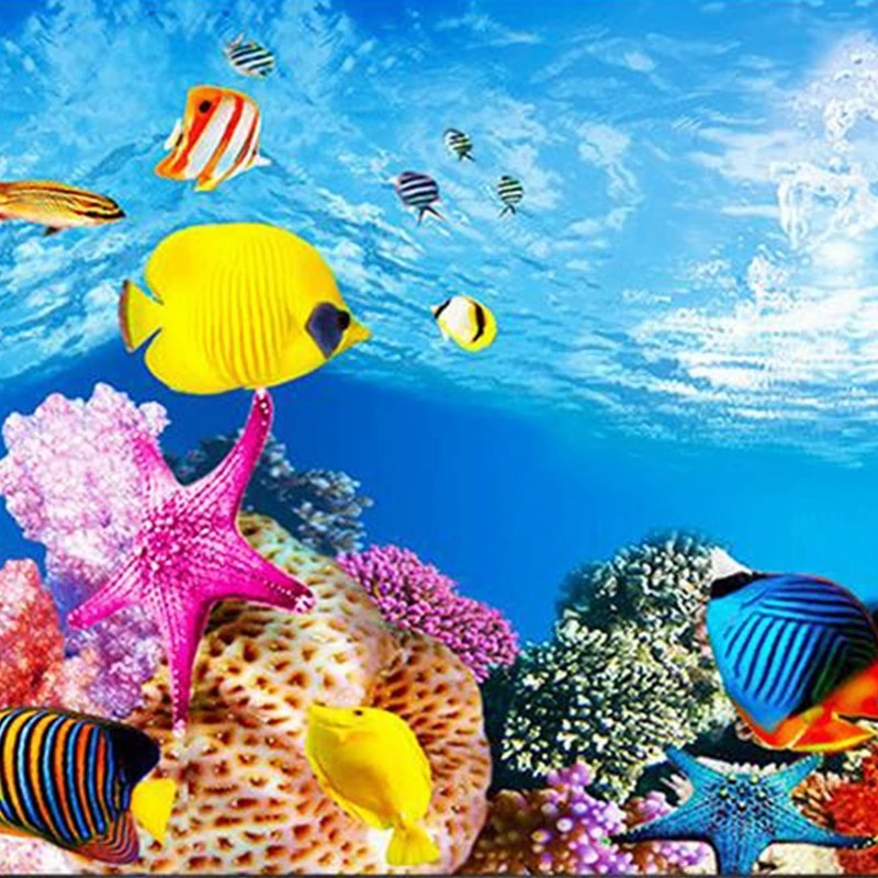 Detail Background Aquarium 3d Hd Nomer 28