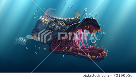 Detail Background Aquarium Predator Nomer 27