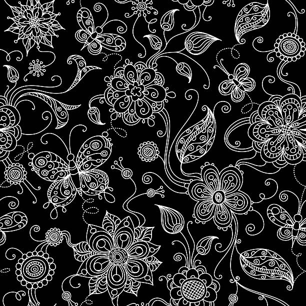 Detail Background Art Design Black Nomer 29