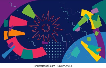 Background Asian Games 2018 Vector - KibrisPDR