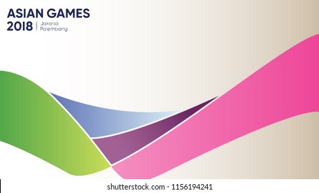 Detail Background Asian Games 2018 Vector Nomer 9