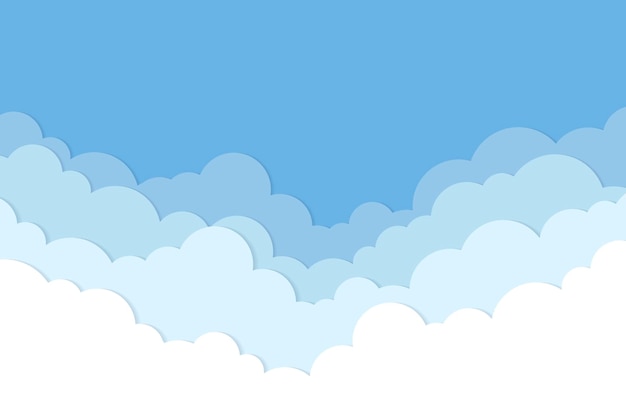 Detail Background Awan Vector Nomer 2