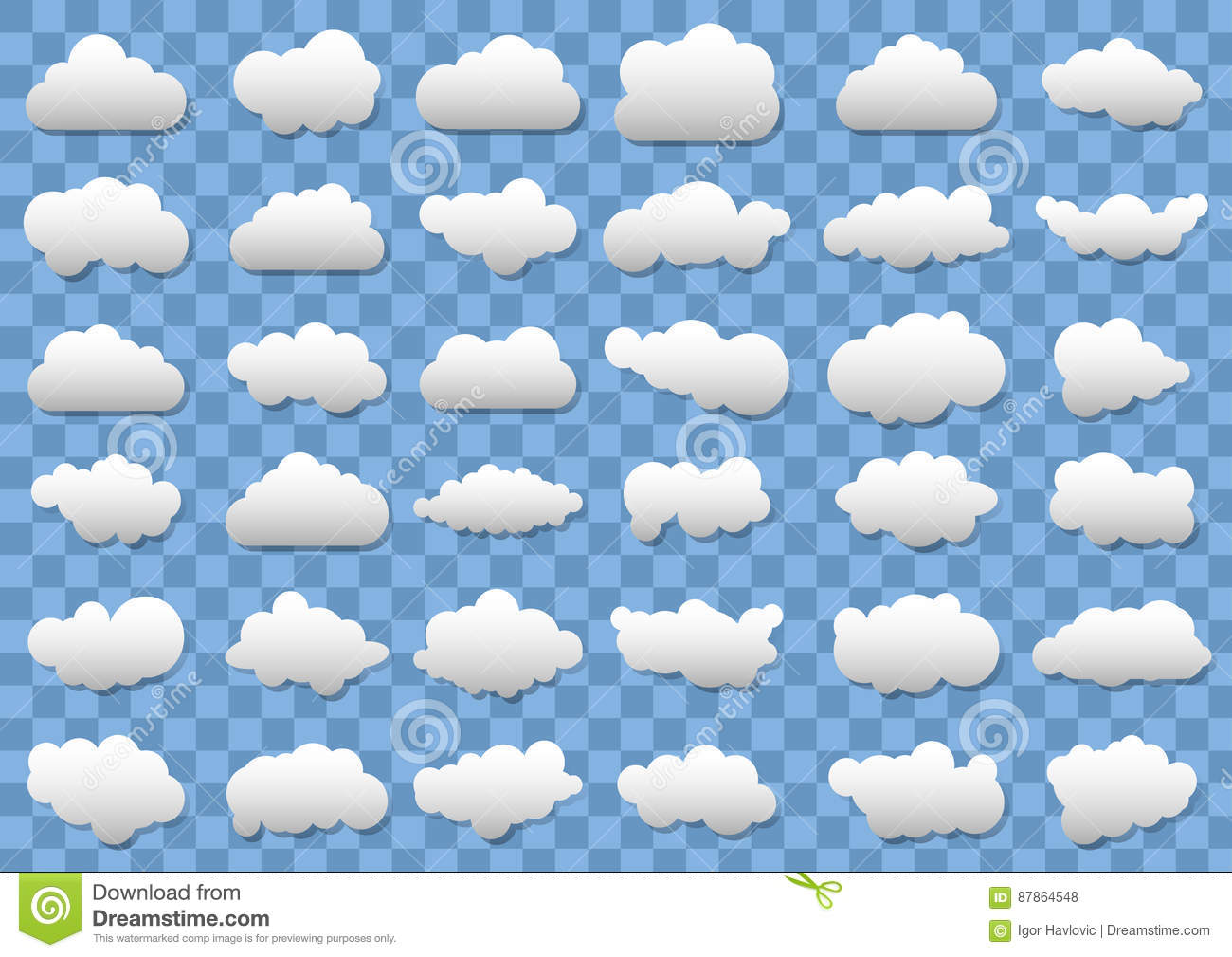 Detail Background Awan Vector Nomer 57