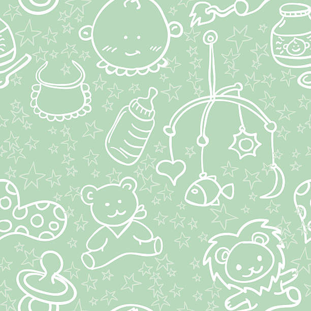 Detail Background Baby Green Nomer 28