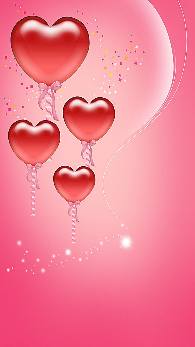 Background Balon Love - KibrisPDR