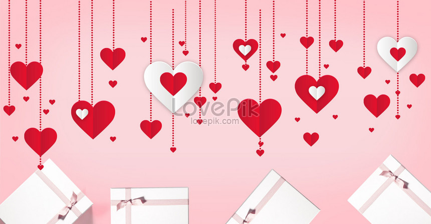 Detail Background Balon Love Nomer 15