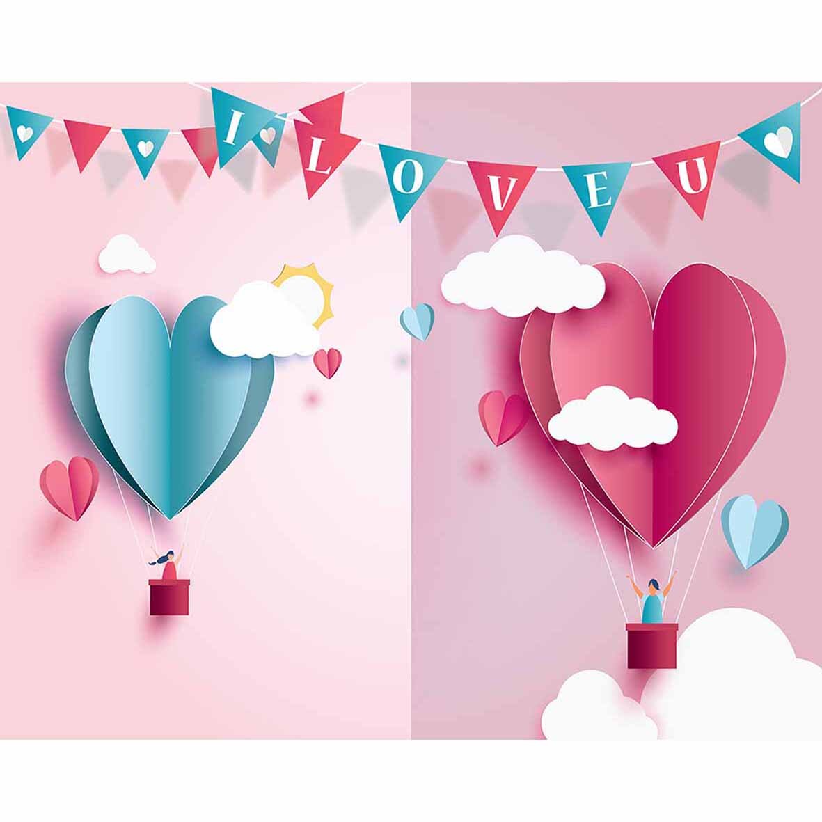 Download Background Balon Love Nomer 8