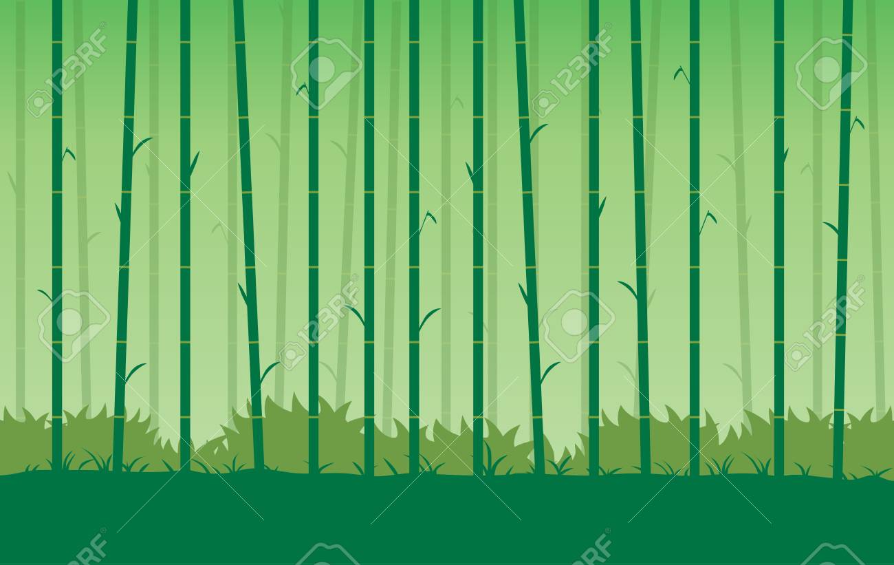 Detail Background Bambu Vector Nomer 30