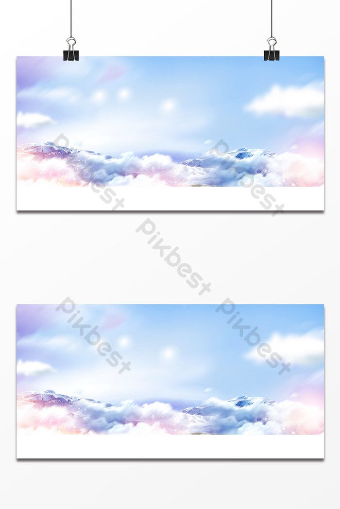 Detail Background Banner Awan Nomer 15