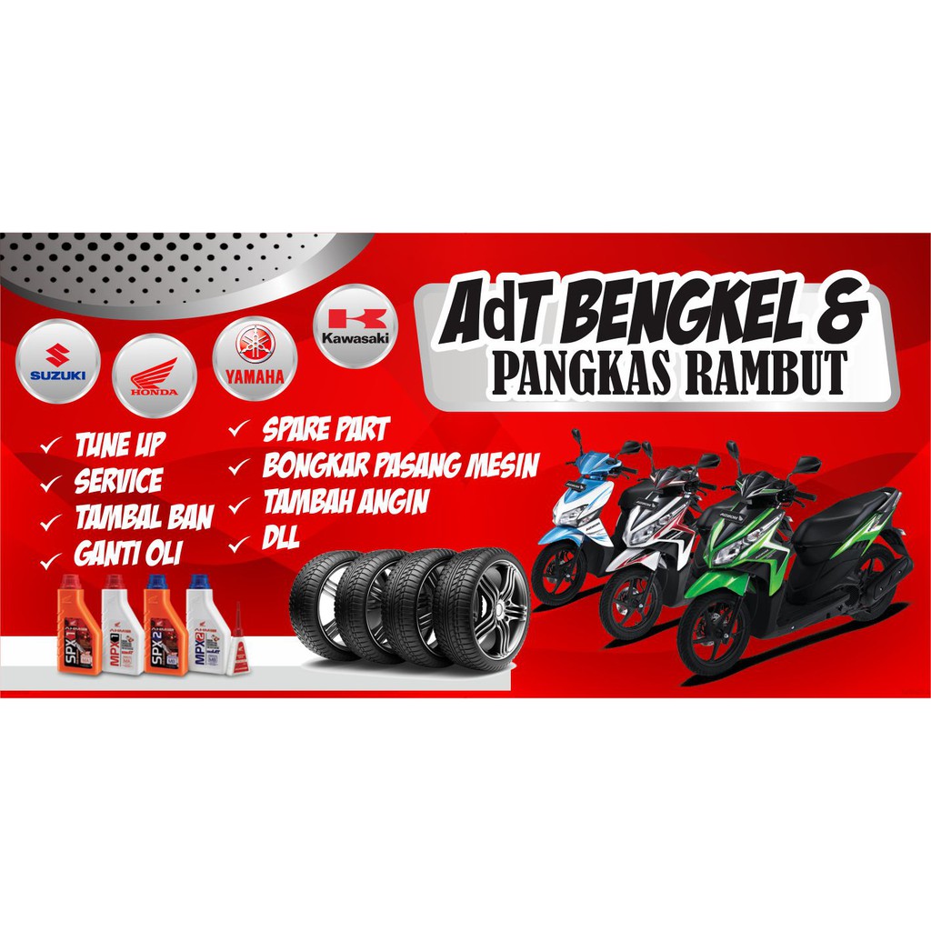 Detail Background Banner Bengkel Motor Nomer 13