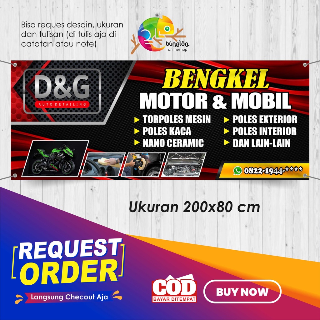 Download Background Banner Bengkel Motor Nomer 25