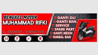 Detail Background Banner Bengkel Motor Nomer 29