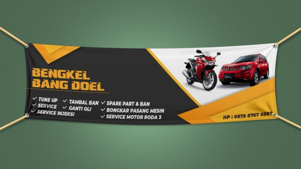 Detail Background Banner Bengkel Motor Nomer 45