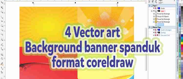 Detail Background Banner Coreldraw Nomer 51