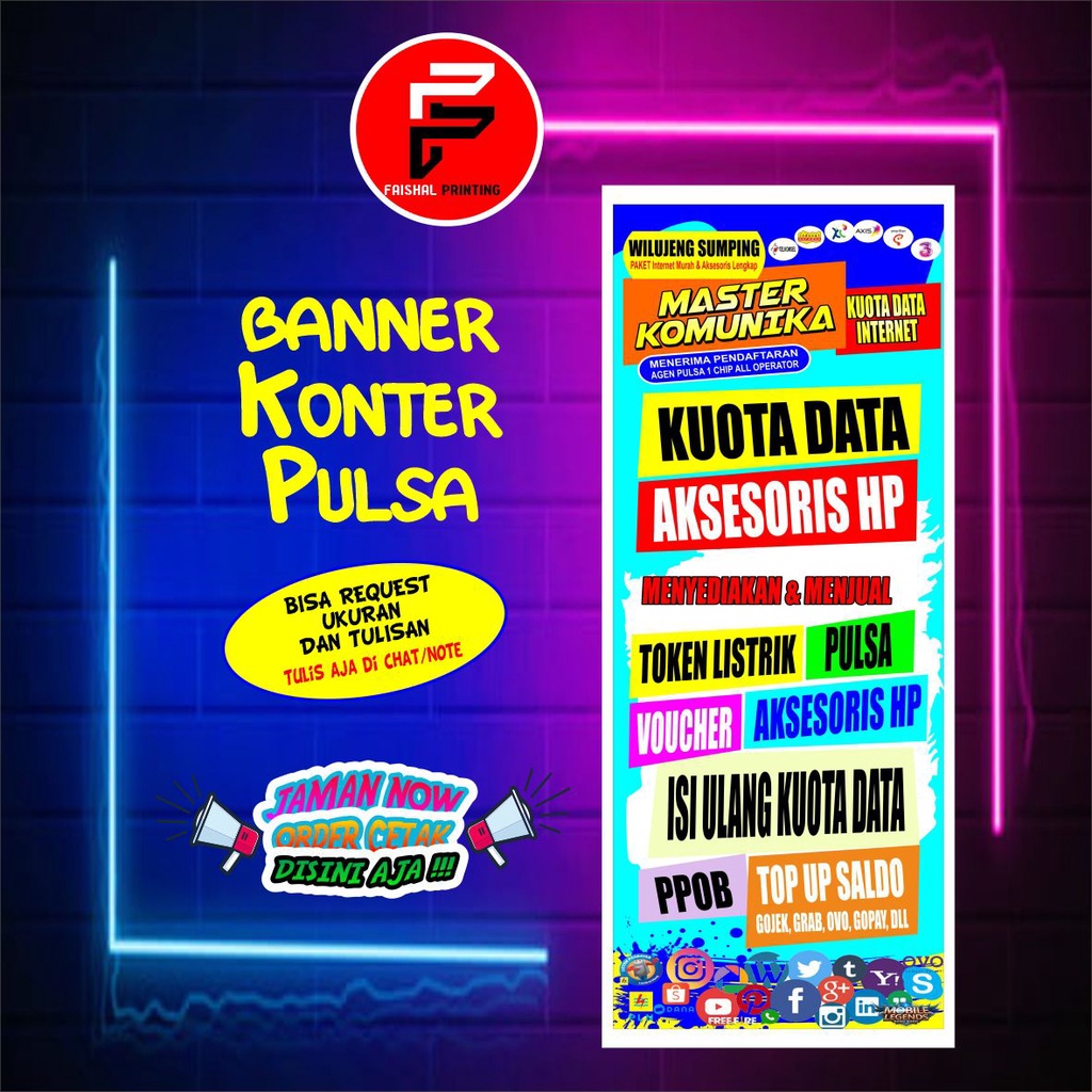 Detail Background Banner Jual Pulsa Nomer 46