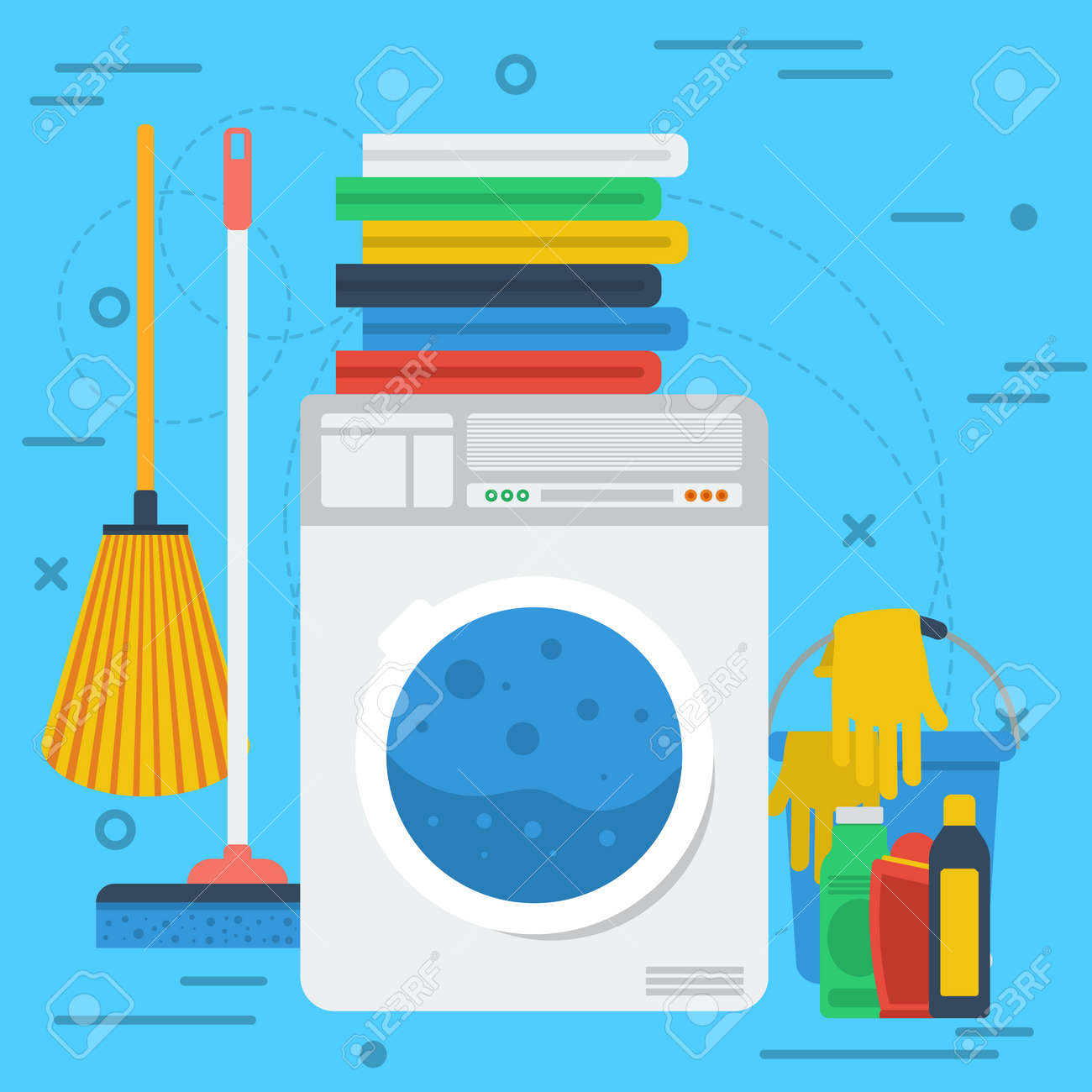 Detail Background Banner Laundry Nomer 39