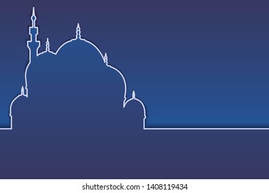Detail Background Banner Masjid Nomer 45