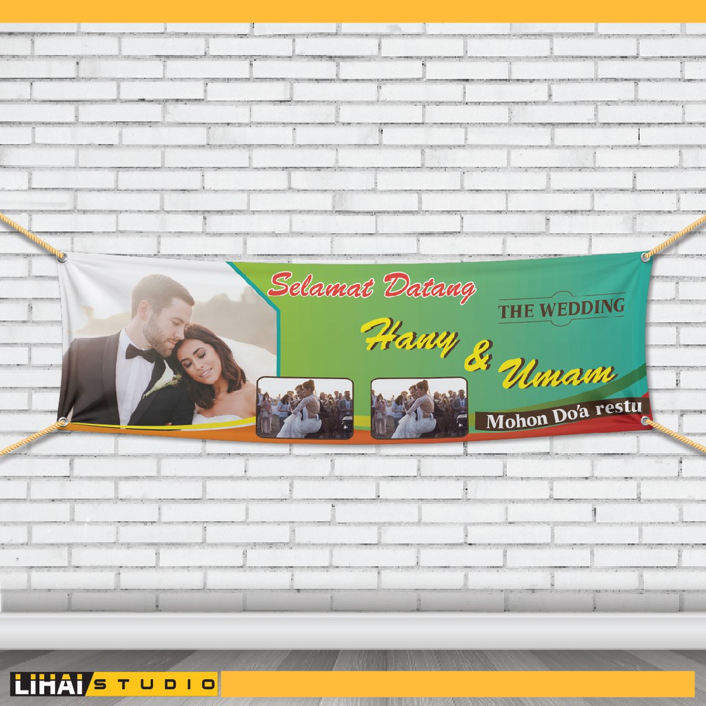 Detail Background Banner Pernikahan Hijau Nomer 24