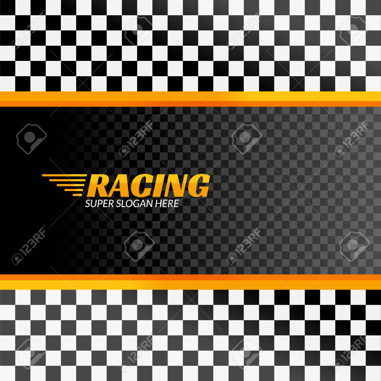 Detail Background Banner Racing Nomer 2