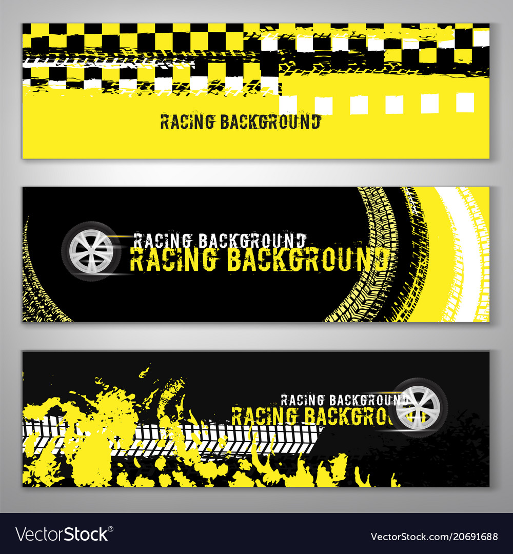 Detail Background Banner Racing Nomer 13