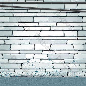 Detail Background Bata Putih Vector Nomer 50