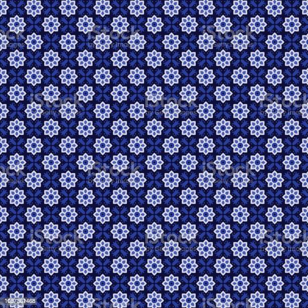 Detail Background Batik Biru Nomer 30
