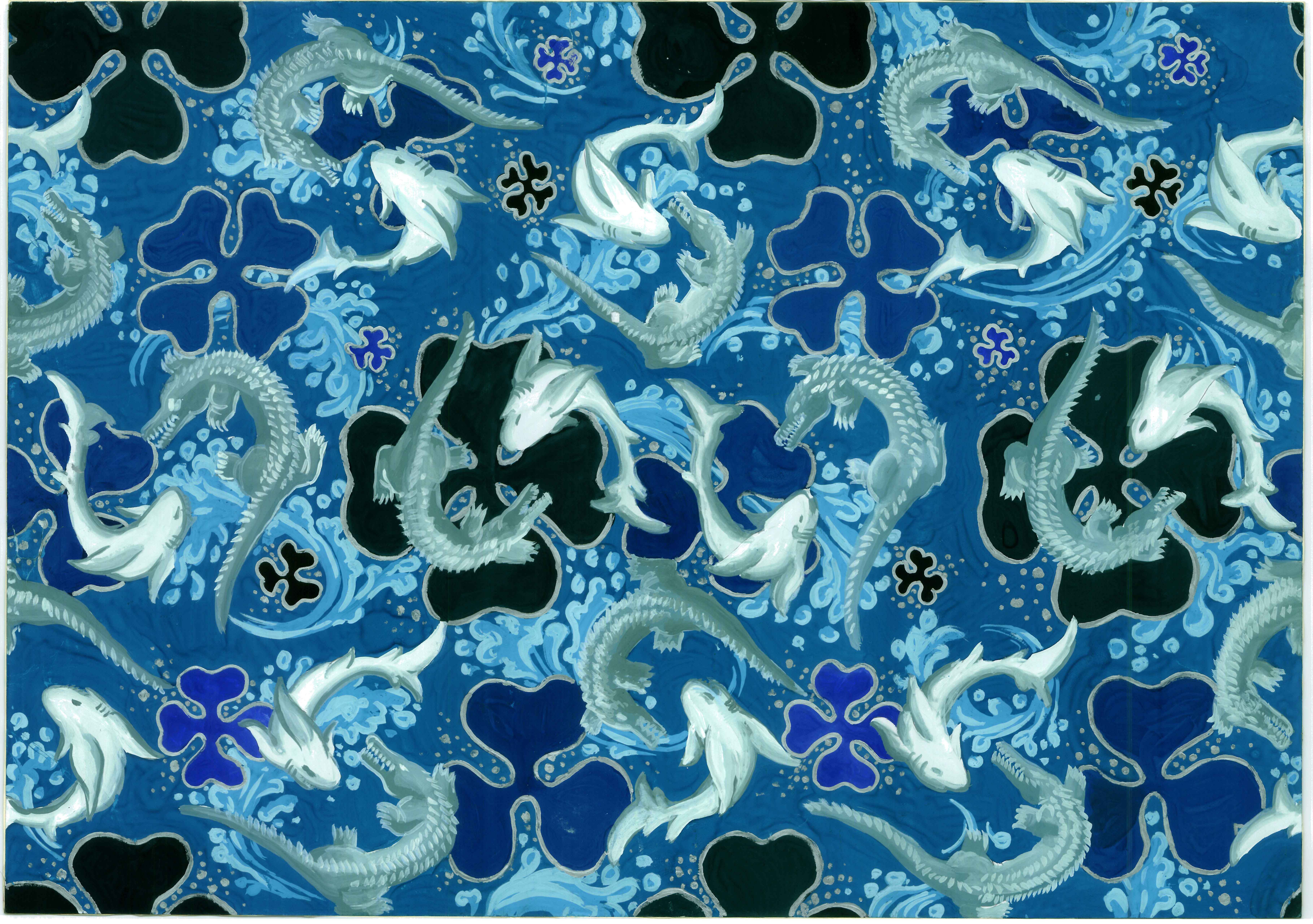 Detail Background Batik Biru Nomer 49