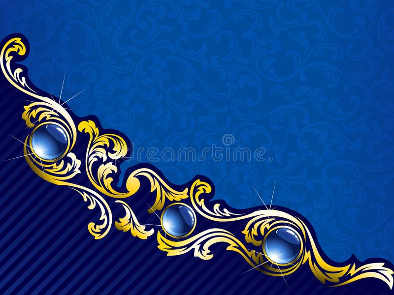 Detail Background Batik Blue Nomer 34