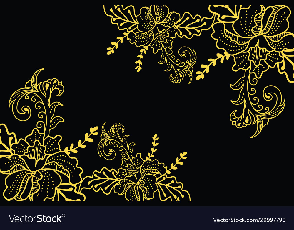 Background Batik Gold - KibrisPDR