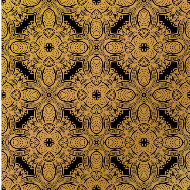 Detail Background Batik Gold Nomer 19