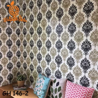 Detail Background Batik Hitam Emas Nomer 44