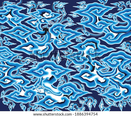 Detail Background Batik Mega Mendung Hd Nomer 51