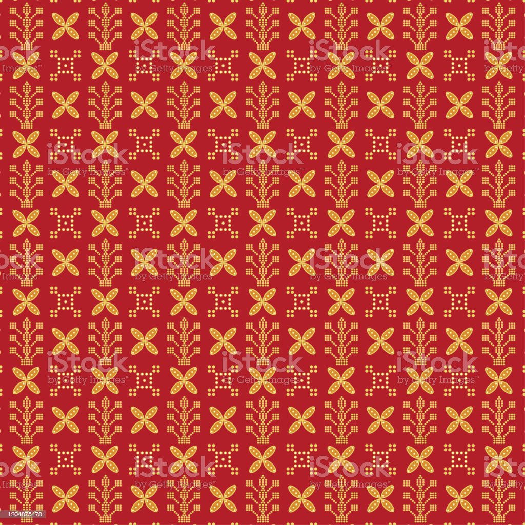 Detail Background Batik Orange Nomer 40
