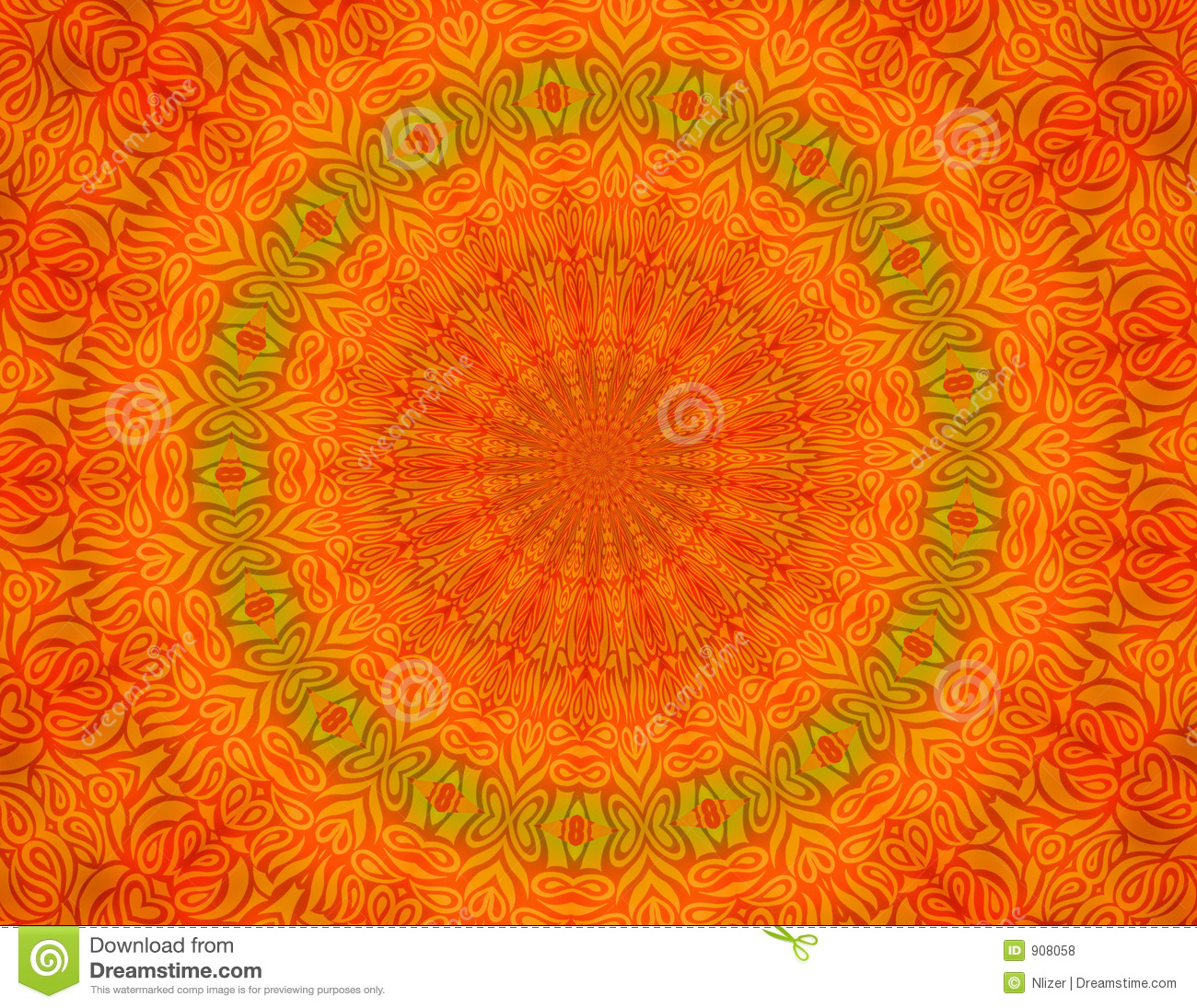 Detail Background Batik Orange Nomer 10