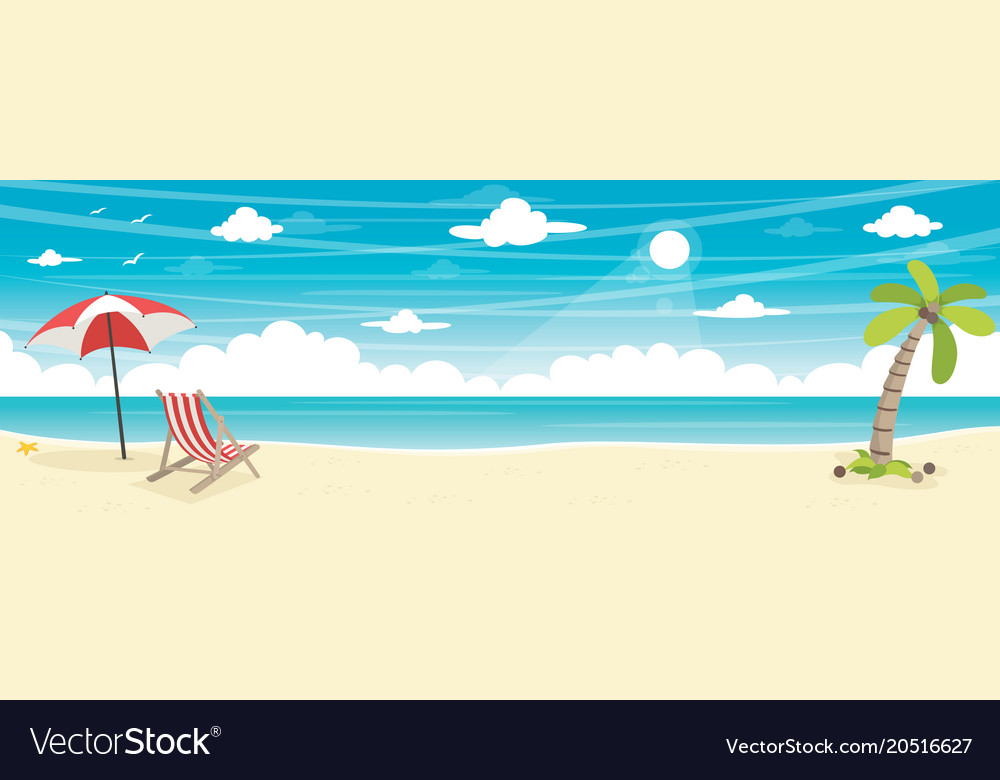 Detail Background Beach Vector Nomer 28