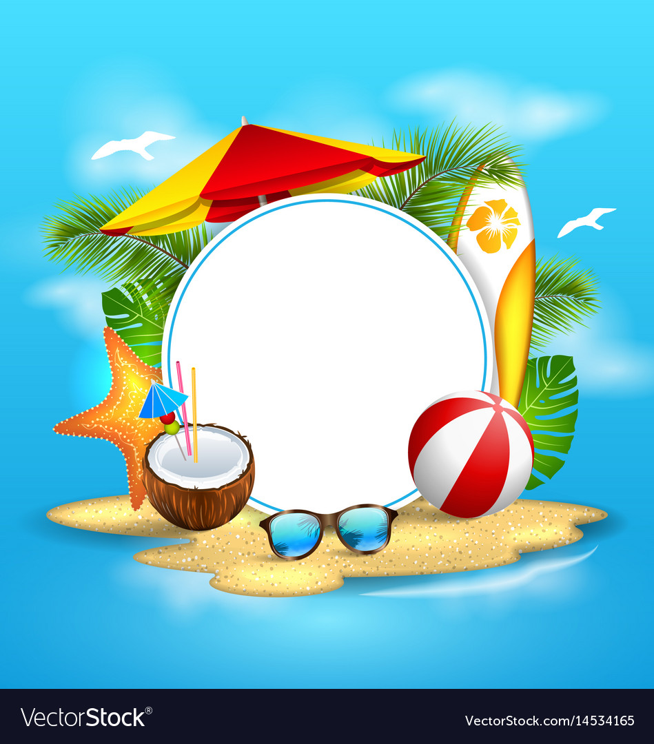 Detail Background Beach Vector Nomer 42