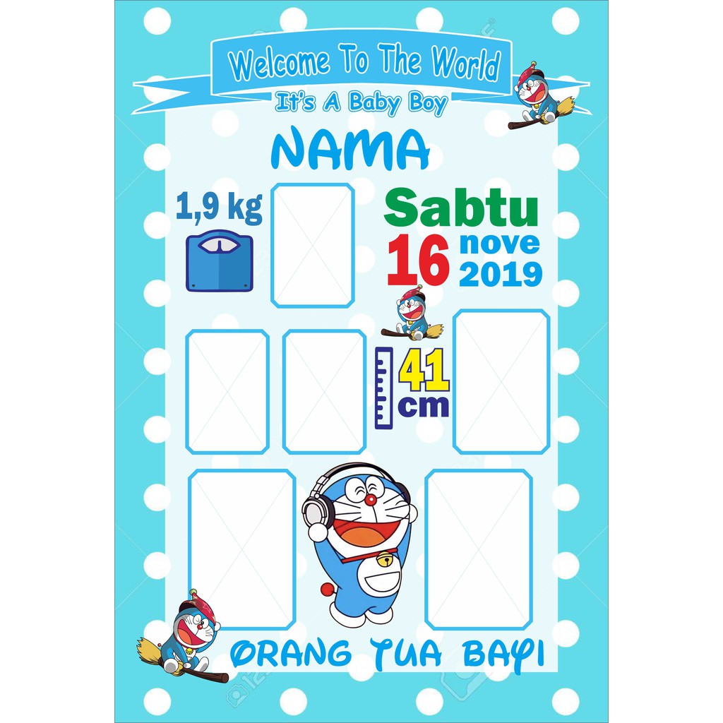 Detail Background Biodata Bayi Nomer 22