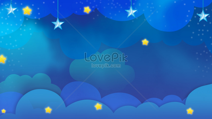 Detail Background Biru Bintang Nomer 20