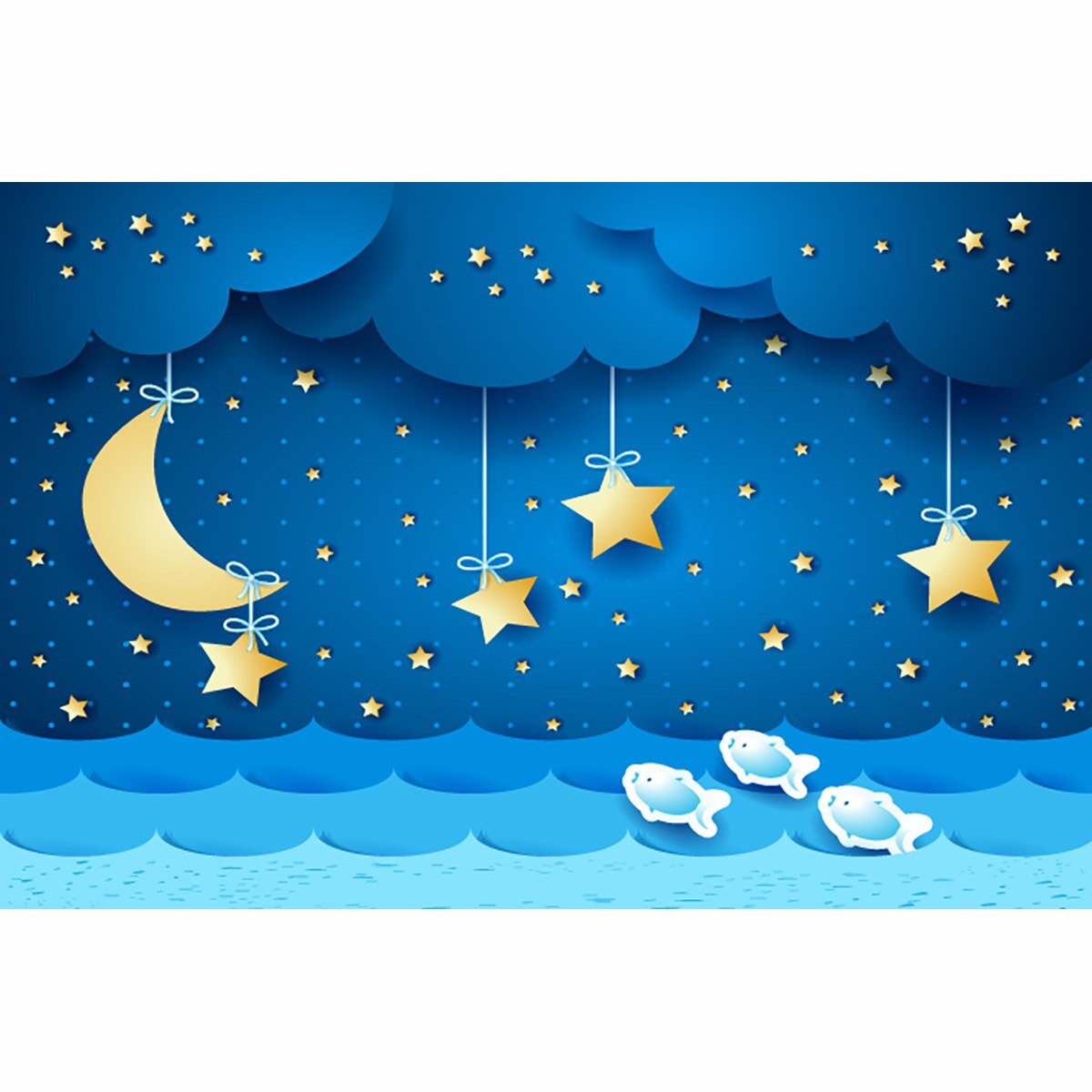 Detail Background Biru Bintang Nomer 30