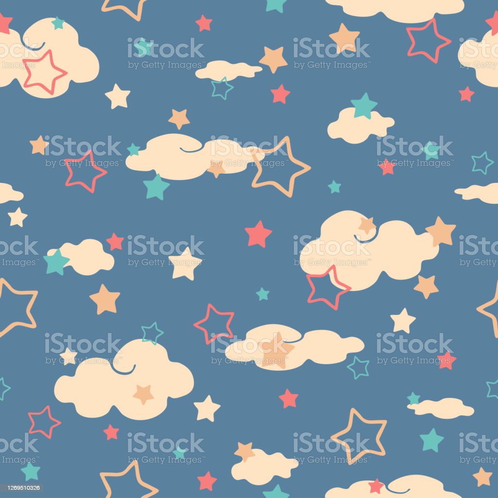 Detail Background Biru Bintang Nomer 36