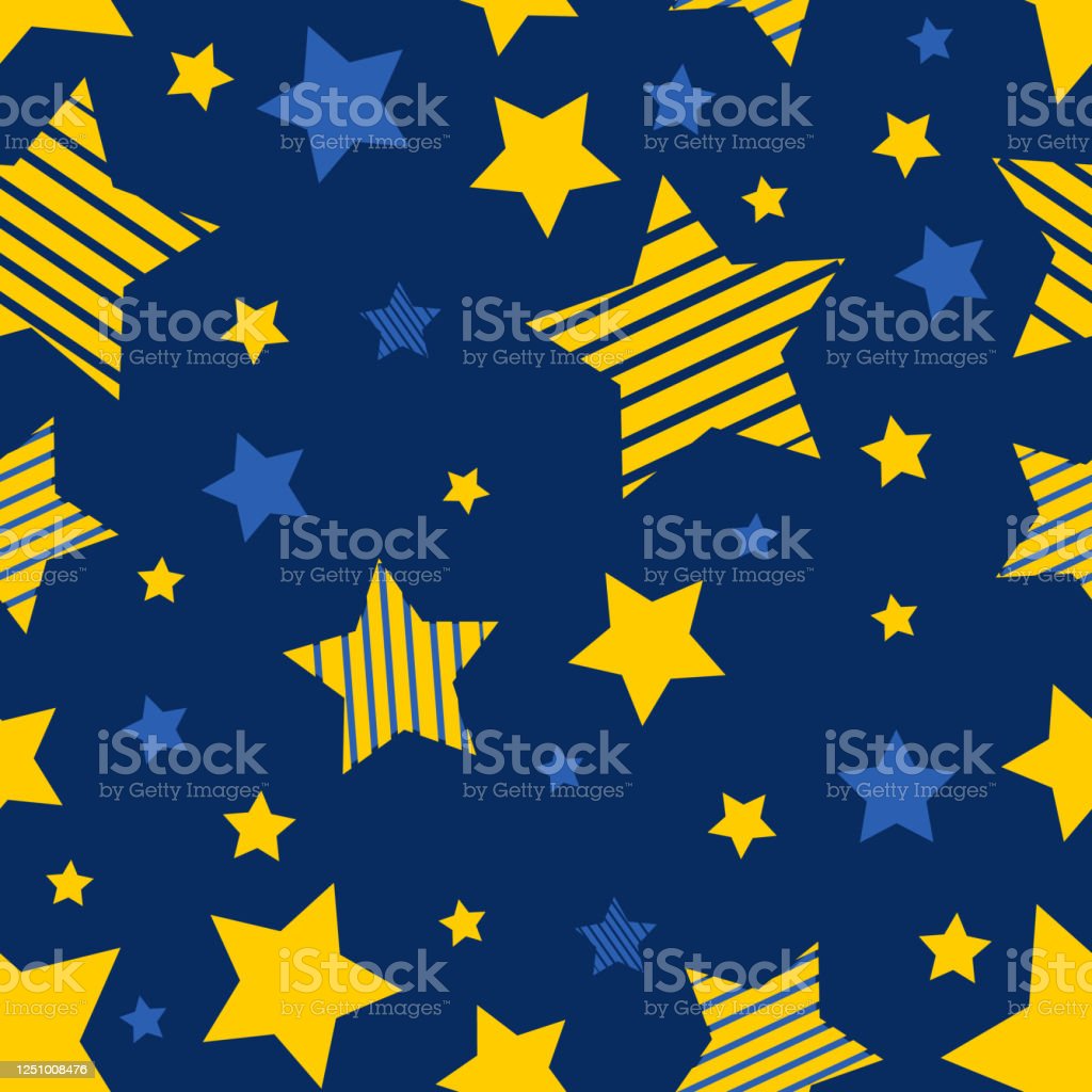 Detail Background Biru Bintang Nomer 45