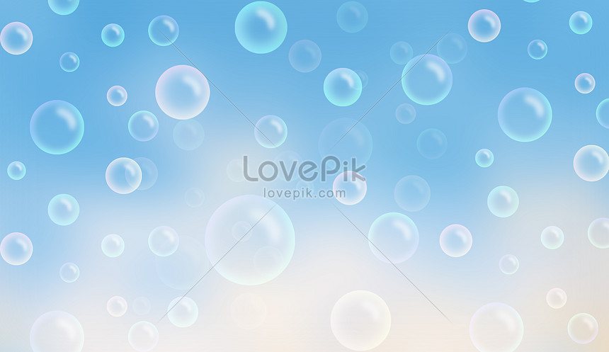 Detail Background Biru Bubble Nomer 13