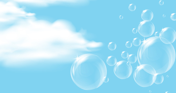 Detail Background Biru Bubble Nomer 15