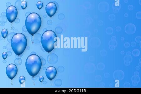 Detail Background Biru Bubble Nomer 31