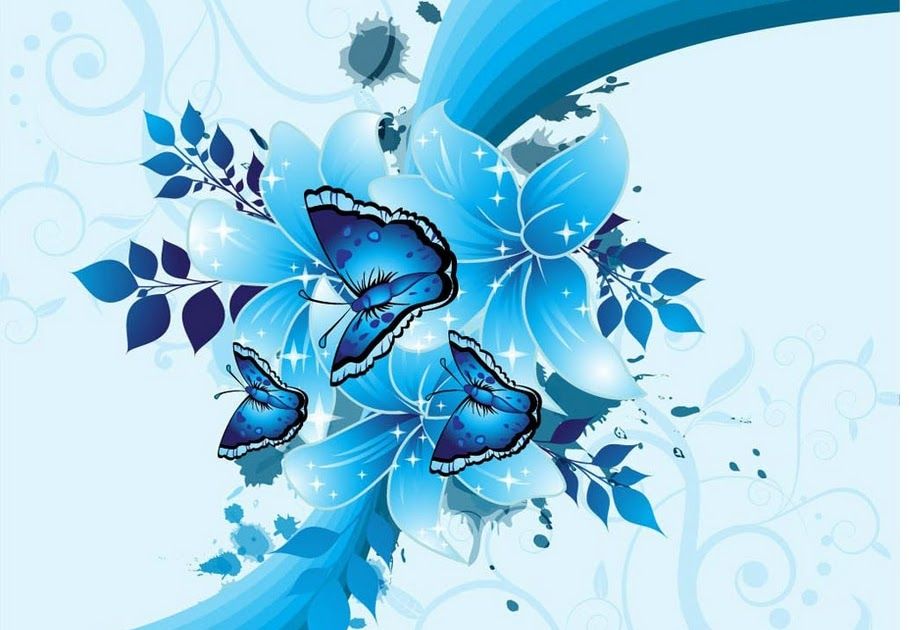 Detail Background Biru Bunga Nomer 16