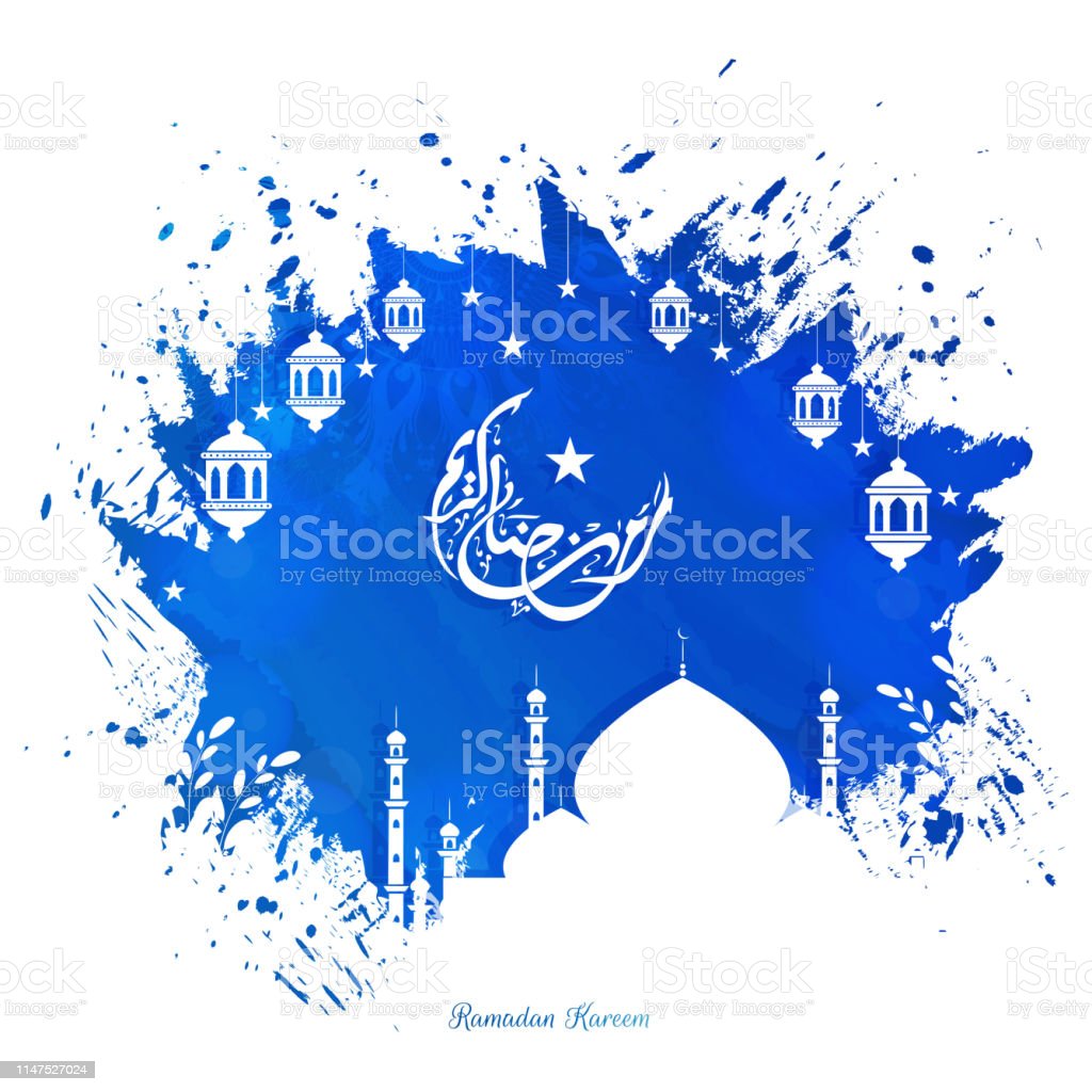 Detail Background Biru Islami Ramadhan Nomer 45