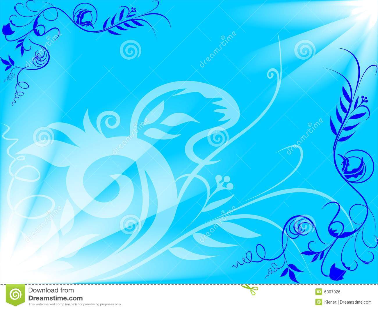 Background Biru Motif - KibrisPDR